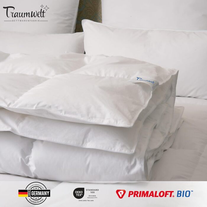 Зимова ковдра Primaloft преміум-якості, 200x200 см, гіпоалергенна, Made in Germany