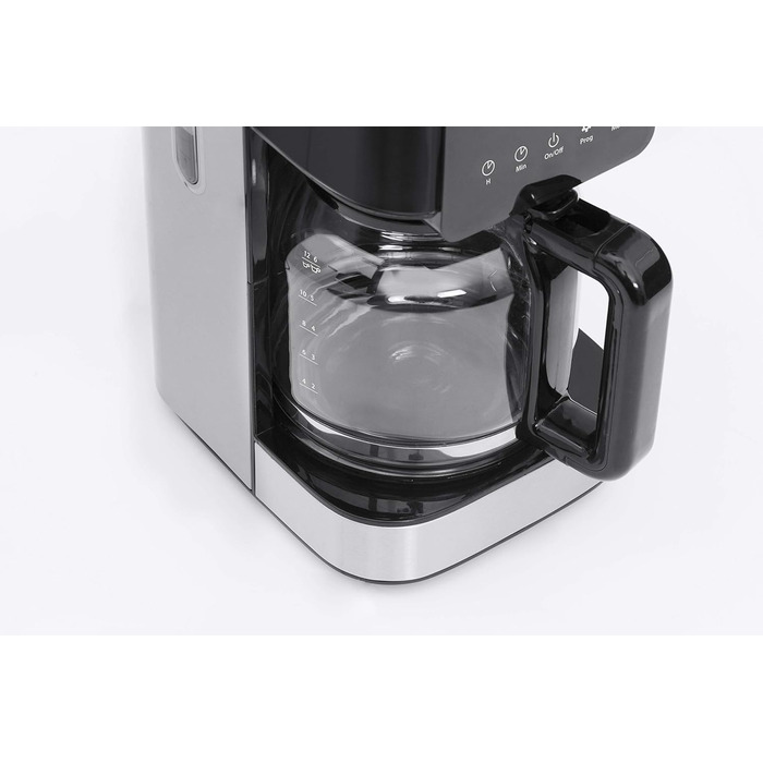 Кавоварка CASO Coffee Taste and Style з постійним фільтром, 1,5 л, оптимальна температура заварювання 92-96°C, крапельний стоп, покращена система заварювання, нержавіюча сталь, на 12 чашок