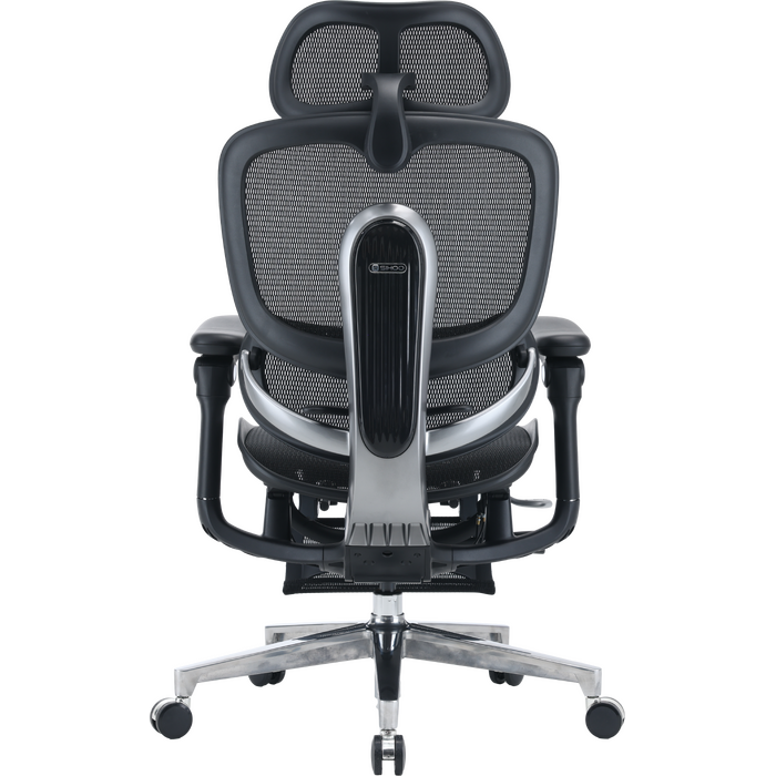 Крісло офісне Sihoo C500 V2 Black з підставкою для ніг