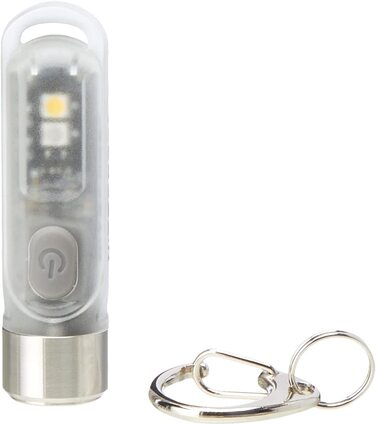 Ліхтарик-брелок Nitecore Tiki GITD, світиться у темряві, прозорий, універсальний розмір