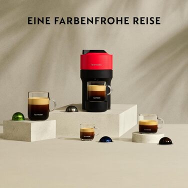 Кавомашина Nespresso Krups Vertuo Pop Coconut White 560 мл - автоматичне розпізнавання капсул, 4 розміри чашок