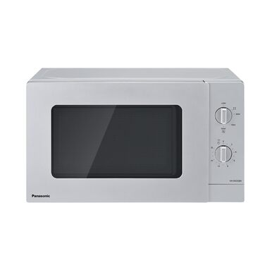 Мікрохвильова піч Panasonic NN-ST21QWEPG 20л, 800 Вт, срібляста - розморожування, 11 програм, LED-дисплей