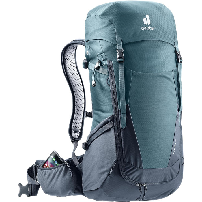 Рюкзак для туризму Deuter Futura 26 л, синій, анатомічна спинка
