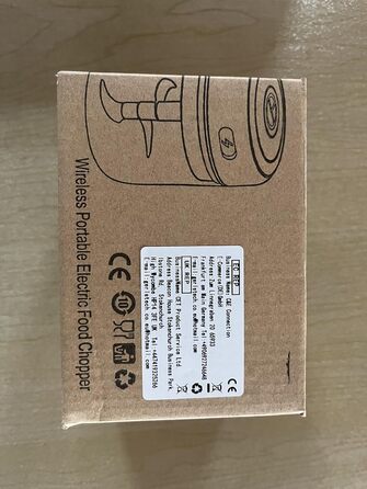Електричний міні-подрібнювач BlumWay 250 мл для часнику, овочів, фруктів і м'яса, 3 леза, рожевий
