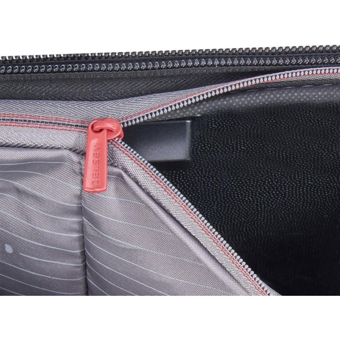 Велика м’яка валіза DELSEY PARIS Helium DLX, розширювана, 115 л, 77×49×33 см, чорна