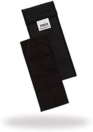 FRIO Чохол для інсуліну для діабетиків, охолоджуючий, 18 x 6,5 см, чорний, для 1 шприц-ручки, не потребує акумуляторів чи електрики, охолоджується водою, багаторазовий