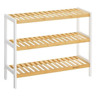 Полічка для взуття Songmics, 70 x 55 x 26 см, відтінки коричневого