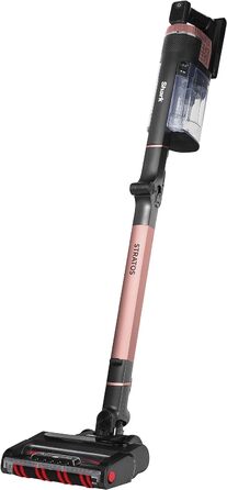 Акумуляторний пилосос Shark Stratos IZ400EU, PowerFins Plus, 60 хв роботи, Anti-Hair-Wrap, CleanSense IQ, насадки для щілин та різних поверхонь, колір рожеве золото/антрацит