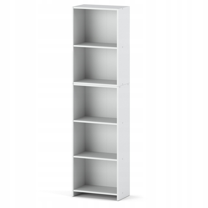 Стелаж Stiv-Meble, білий, 50 x 189,4 x 30,4 см