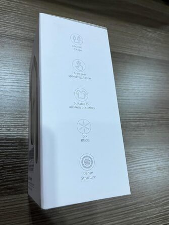 Електричний машинка для видалення катишків з LED-дисплеєм, USB акумуляторна, 3 швидкості, 6-лезова, 2000 мА·год, для різних тканин, чорна