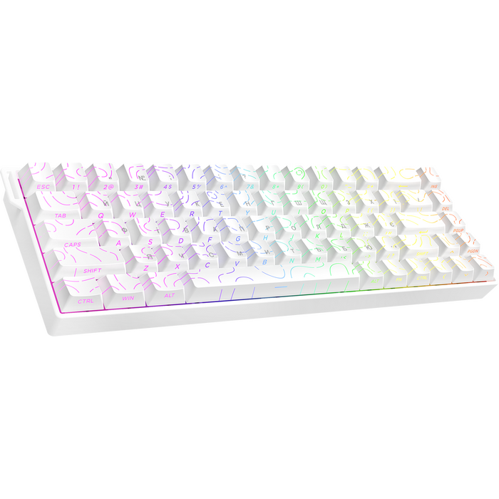 Ігрова магнітна клавіатура Ajazz AK680 V2 Ice Island Magnetic Switch (AK680-V2-I-S-W)