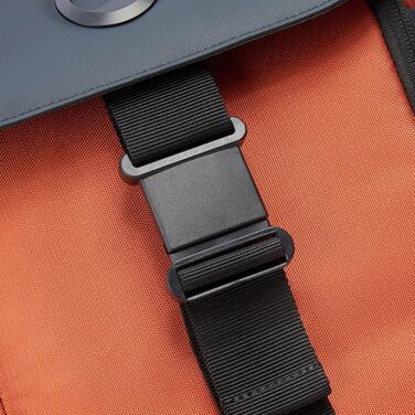 Міський рюкзак DELSEY PARIS SECURFLAP 21 л, 45x31x14 см, помаранчевий, м'який корпус