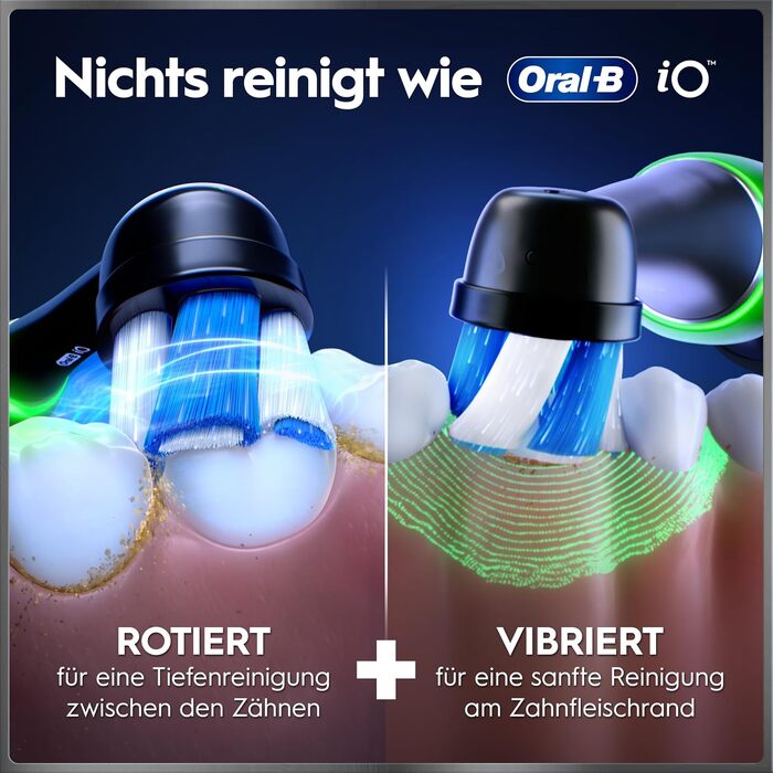 Електрична зубна щітка Oral-B iO Series 10 Cosmic Black, набір з 3 насадками (Probierset)