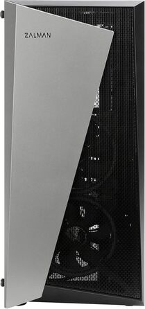Корпус для ПК Zalman S4 Plus Mid Tower ATX, акрилова панель, 3x RGB 120мм вентилятори, чорний