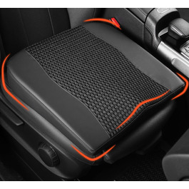 Автомобільна подушка Lofty Aim з Memory Foam для водія: підтримка спини, зняття болю при ішіасі, чорний 4D Mesh. Для автокрісла, офісного крісла, візка.