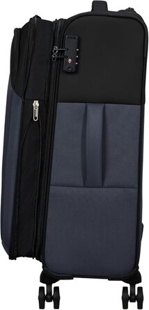 Валіза American Tourister Daring Dash Spinner M, розширювана, 66.5 см, 67/75 л, чорний/сірий