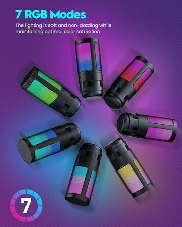 Мікрофон ігровий COCONISE RGB для ПК, стримінгу, подкасту, студії. USB мікрофон з 3.5 мм роз'ємом, регулюванням гучності та виносним кріпленням
