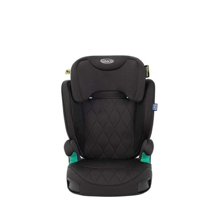 Автокрісло Graco Affix i-Size R129 для дітей 100-150 см, чорне, з регулюванням висоти спинки та ISOFIX