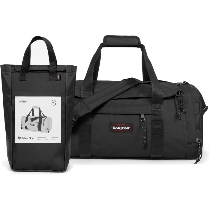 Дорожня сумка Eastpak READER S+ 40 л, чорна, 24x53x26 см