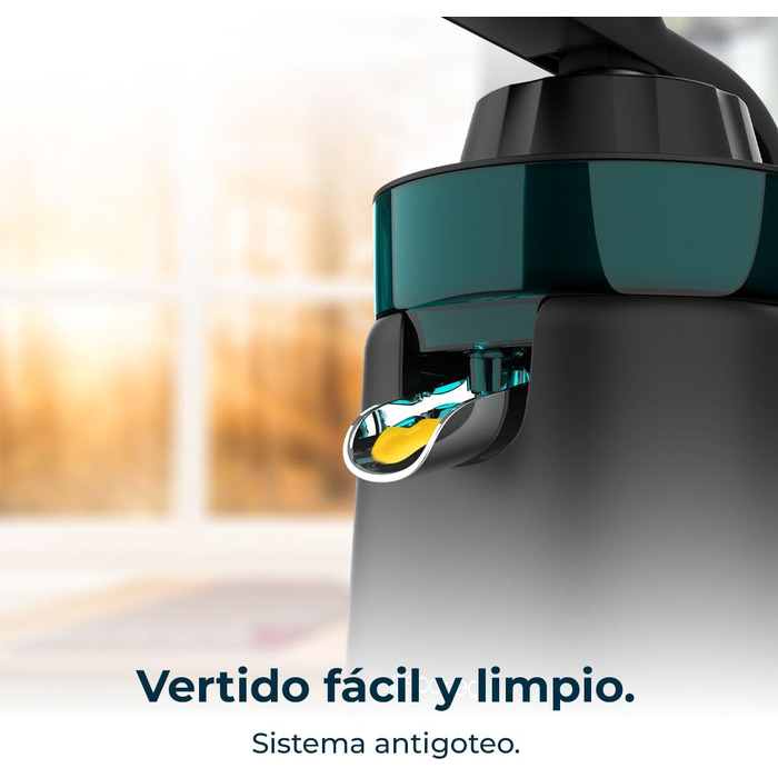 Citruspresse електрична Cecotec EssentialVita Hyden 120 для апельсинів та цитрусових, 120 Вт, чорна