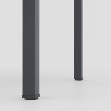 Розкладний письмовий стіл Sogesfurniture 100x60/120x60 см для комп'ютера та офісу, коричнево-чорний, AC5B-100/120-SF