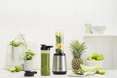Блендер стаціонарний Russell Hobbs з функцією смузі-мейкера 23470-56, 600 мл (23500 об/хв, BPA-free, нержавіюча сталь)