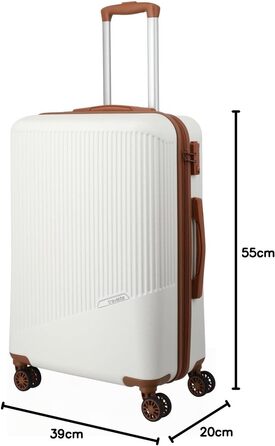 Дорожня валіза Travelite BALI, 34 л, ABS, 4 колеса, жорсткий корпус, ручна поклажа 55 см, відповідає IATA