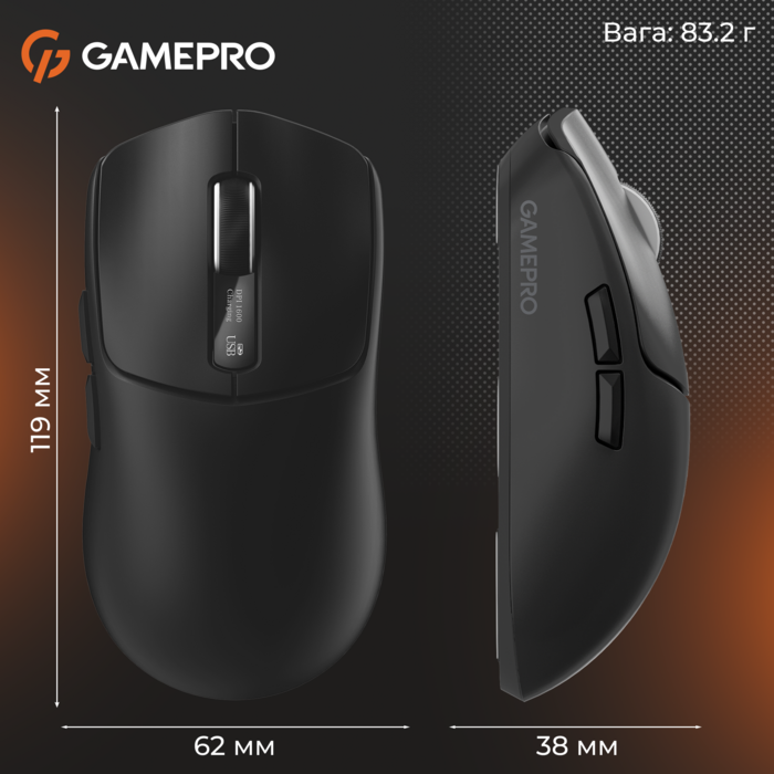 Бездротова ігрова миша GamePro Genesis Ranker (GM012B)