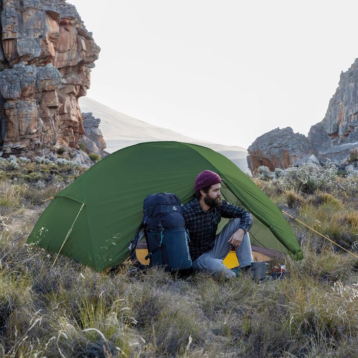 Намет Naturehike Mongar 2 для кемпінгу, ультралегкий, двомісний, 4-сезонний, 210T нейлон PU3000мм, для туризму, велопоходів, трекінгу та альпінізму