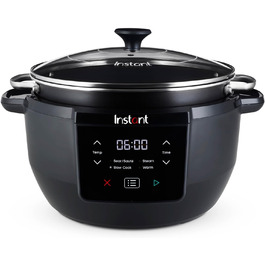 Мультиварка Instant Pot Superior 7.1 л, 4 режими (повільне приготування, смаження, пароварка, підігрів), для кухні, 800 Вт, підходить для посудомийки