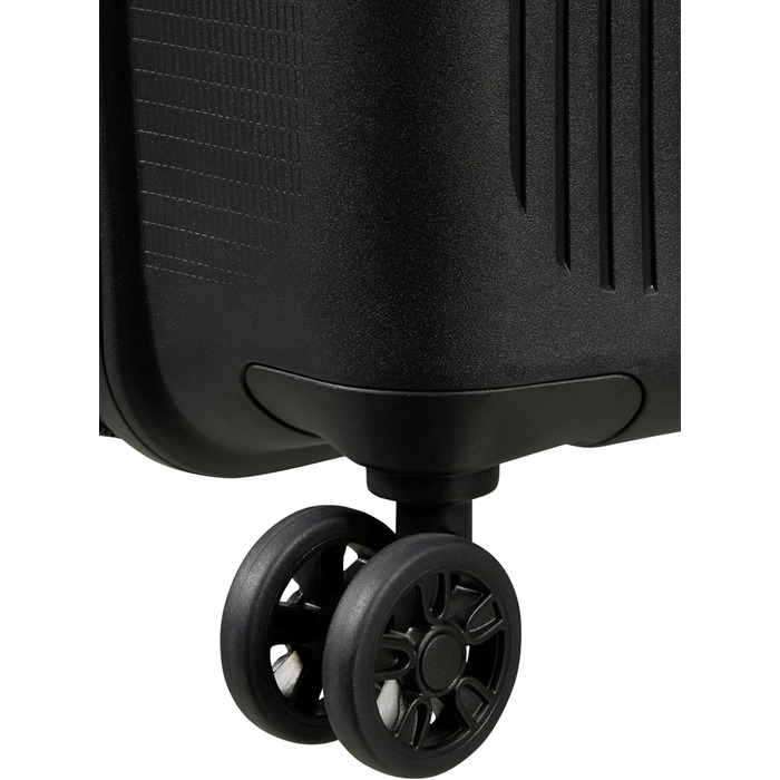 Валіза American Tourister Aerostep Spinner S, розширювана, 55 см, 36/40 л, чорна, ручна поклажа