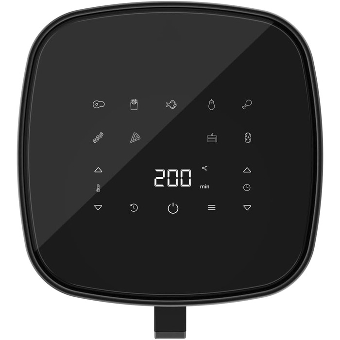 Фритюрниця без олії Cecotec Cecofry 6000 Full, 6 л, 1700 Вт, PerfectCook, 12 режимів, чорний колір