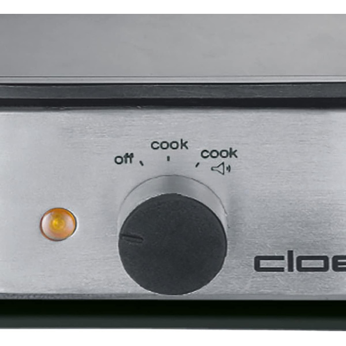 Яйцеварка Cloer 6099, 400 Вт, на 6 яєць, з аудіо-сигналом, антипригарна, алюміній, нержавіюча сталь, насадки для пашот