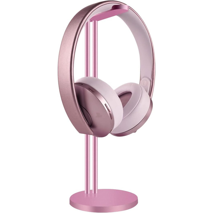Підставка для навушників Geekria, сумісна з Sony WH-1000XM3/WH-1000XM4, ATH, AKG, Bose QC35/QC25/QC15, тримач для гарнітури, колір рожеве золото
