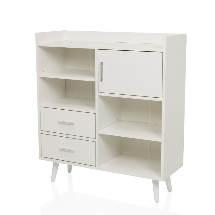 Сервант / комод MYRDAL 80x30x90 см 2 висувних ящика 1 двері білий hjh LIVING