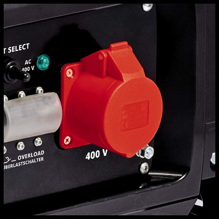 Бензиновий генератор Einhell TC-PG 55/E5 (5.5 кВт макс, 5 кВт ном), 4-тактний двигун, бак 25 л, 2x230В, 1x400В