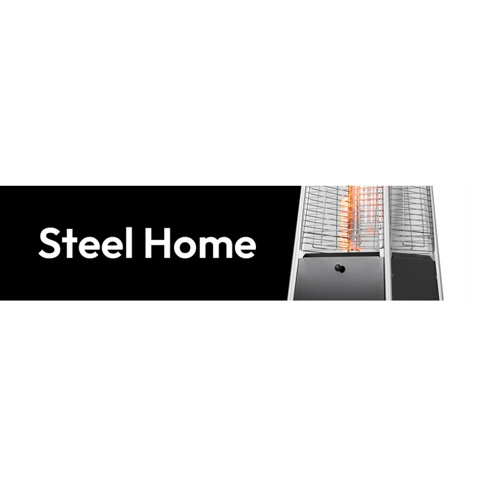Обігрівач-парасоль Steelfence 227 см, 13 кВт