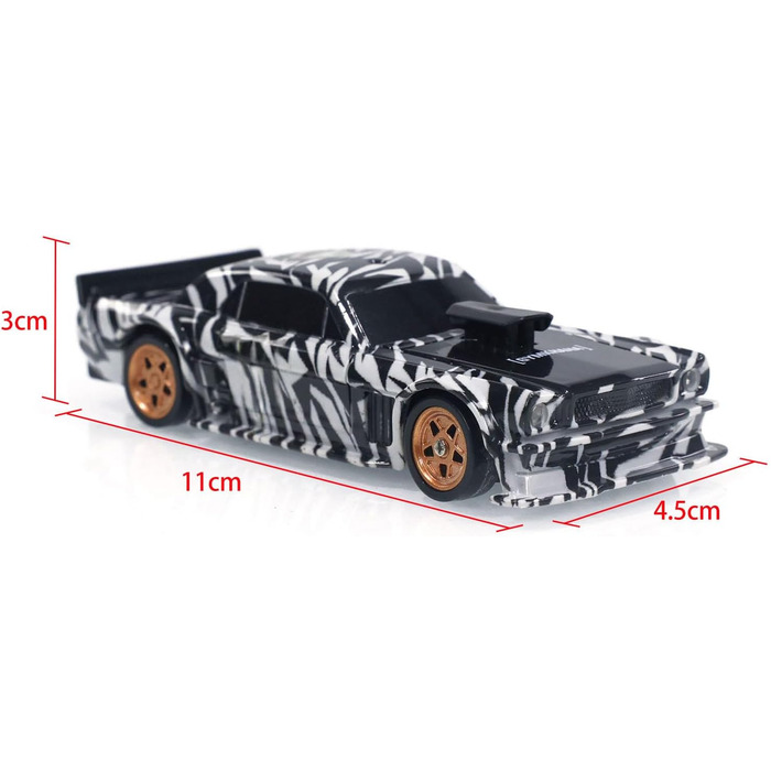 Радіокерований автомобіль Toucan RC Hobby RTR 4x4, 1/43, повнорозмірне керування, висока швидкість - в наявності в Україні