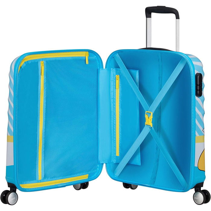 Валіза American Tourister Wavebreaker Disney Spinner 55 см, 36 л, Дональд Дак, мультиколір