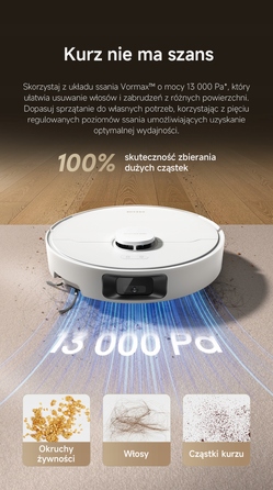 Робот-пилосос Dreame D20 Pro Plus, білий