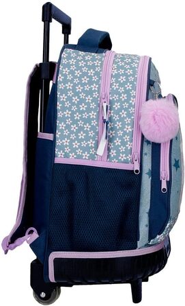 Дитячий рюкзак на колесах Disney Minnie Style, синій, 32x43x21 см, поліестер, 28,9 л