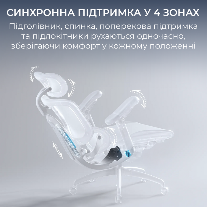 Крісло офісне Sihoo C300 PRO V2 Black