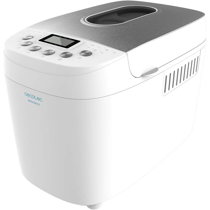 Хлібопечка Cecotec Brotbackautomat Bread&Co 1500 PerfectCook: 850 Вт, 1,5 кг, 15 програм, таймер, миється, рецепти