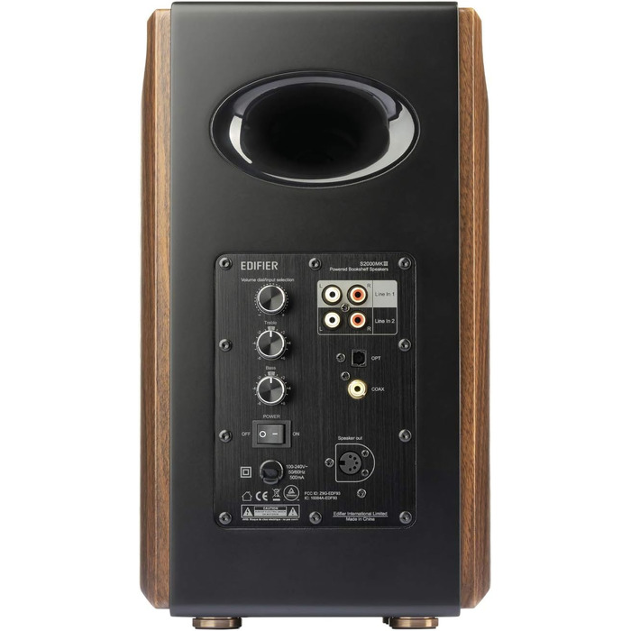 Активні полочні колонки Edifier S2000MKIII 2.0 Bluetooth, 130 Вт, студійні монітори для аудіофілів з оптичним та лінійним входом, дерево