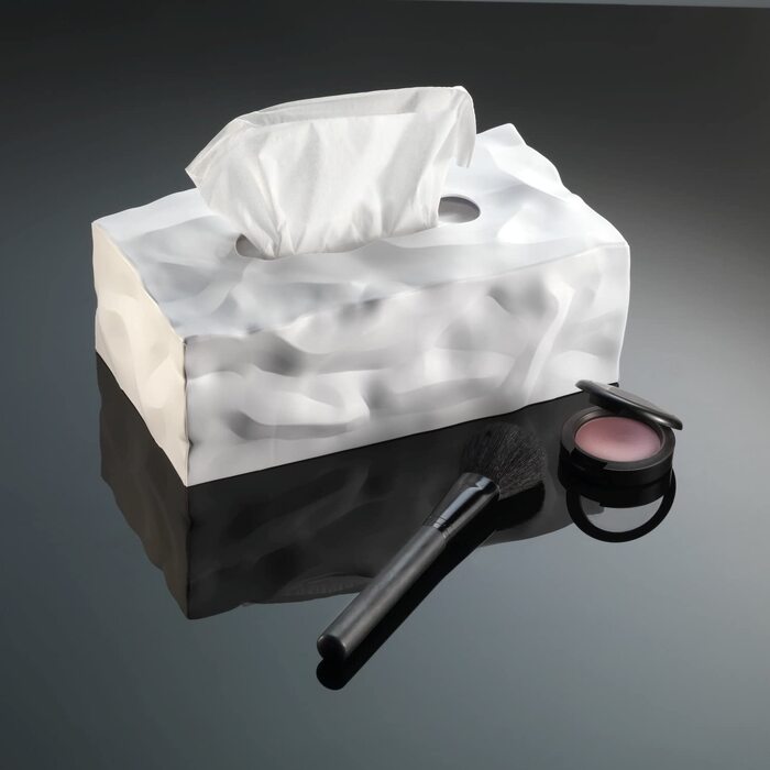 Диспенсер для косметичних серветок Essey Wipy Cube 8,2х14х26 см білий