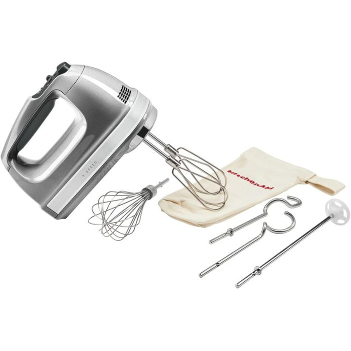 Міксер KitchenAid 5KHM9212ECU срібного кольору, серія Kontur