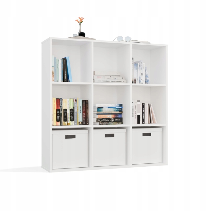 Стелаж TopEshop 110,5 см x 110,5 см x 30 см, білий