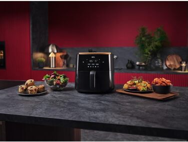 Аерофритюрниця AEG Serie 7000 AAF7B чорна, 6.8 л