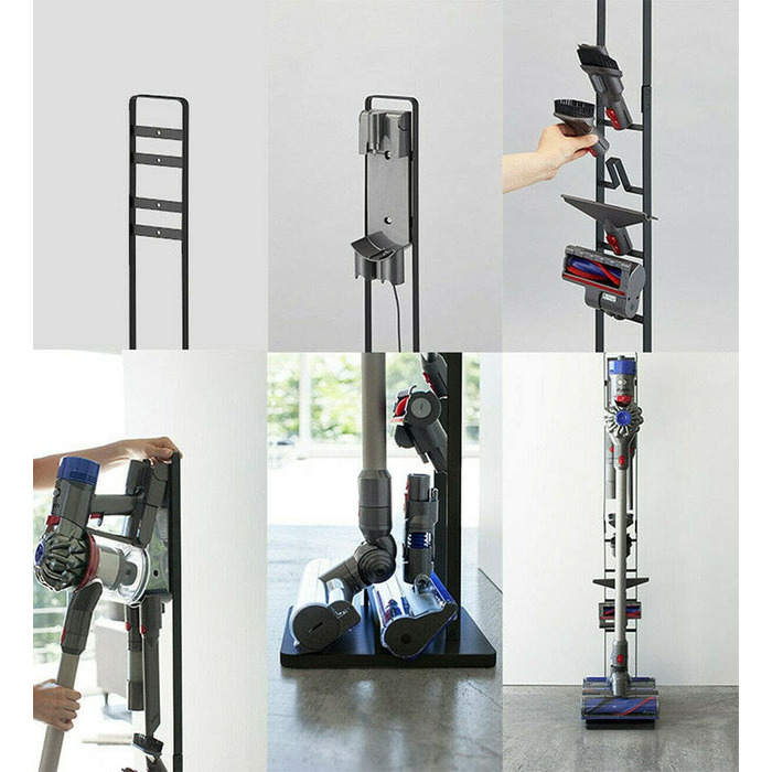 Підлогова стійка-держатель для пилососів Dyson V6 V7 V8 V10 V11 V12 V15 DC30-DC74, аксесуари для акумуляторних пилососів