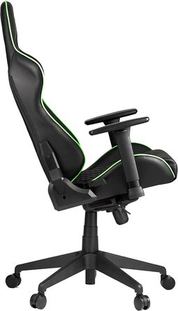 Ігрове крісло Razer TAROK PRO від Zen Gaming, чорне/зелене, з меморі-піною для попереку, подушкою для шиї, 3D-підлокітниками
